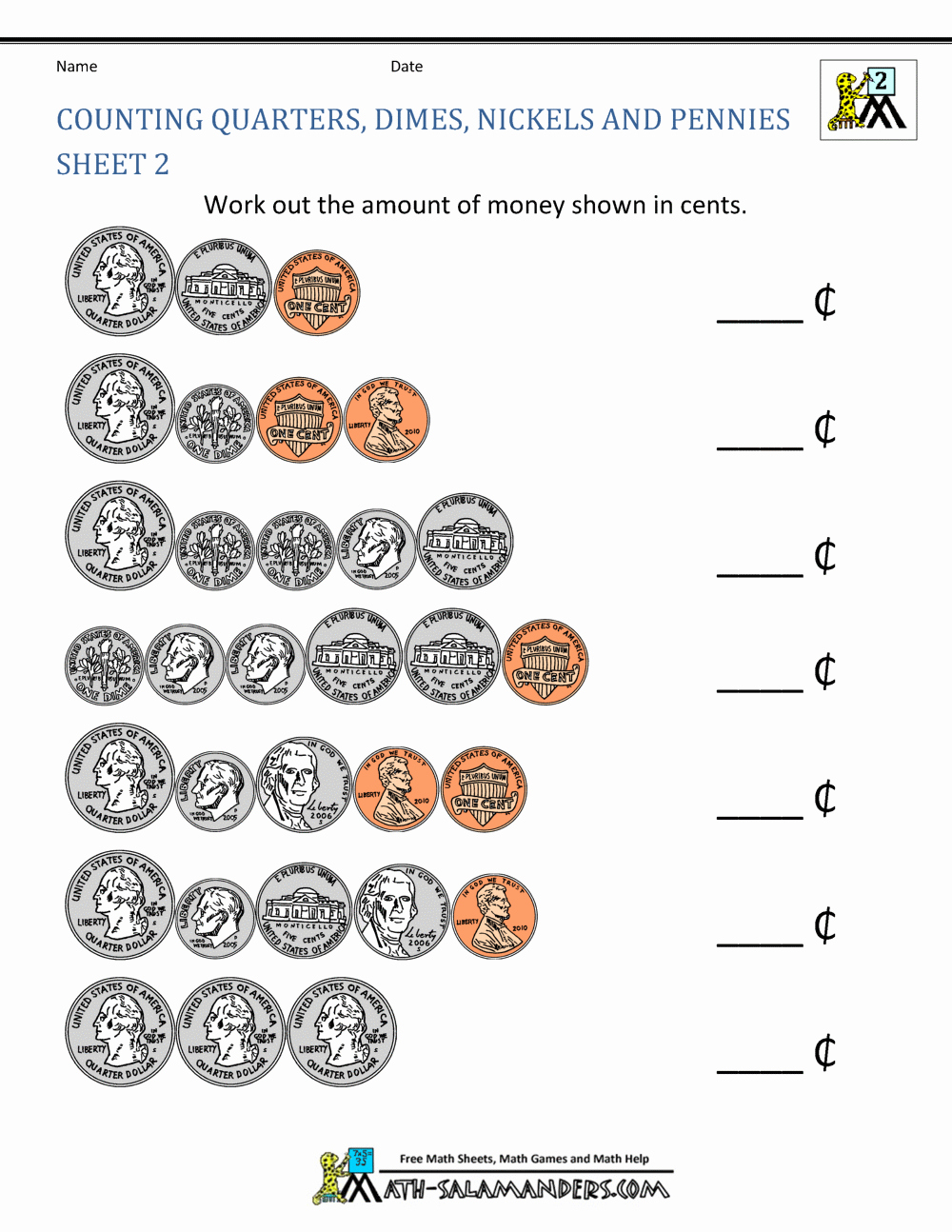 Counting Coins Worksheets First Grade Lovely New 738 Free Worksheets On Counting Money 1st Grade