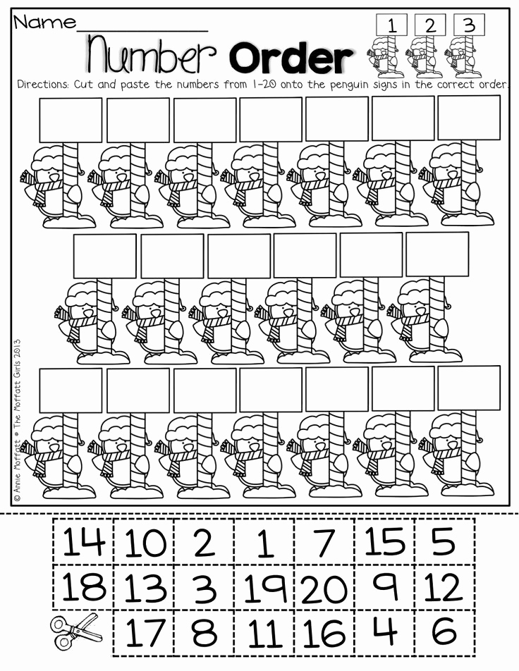 Counting Cut and Paste Worksheets Inspirational 13 Best Of Kindergarten Cut and Paste Numbers