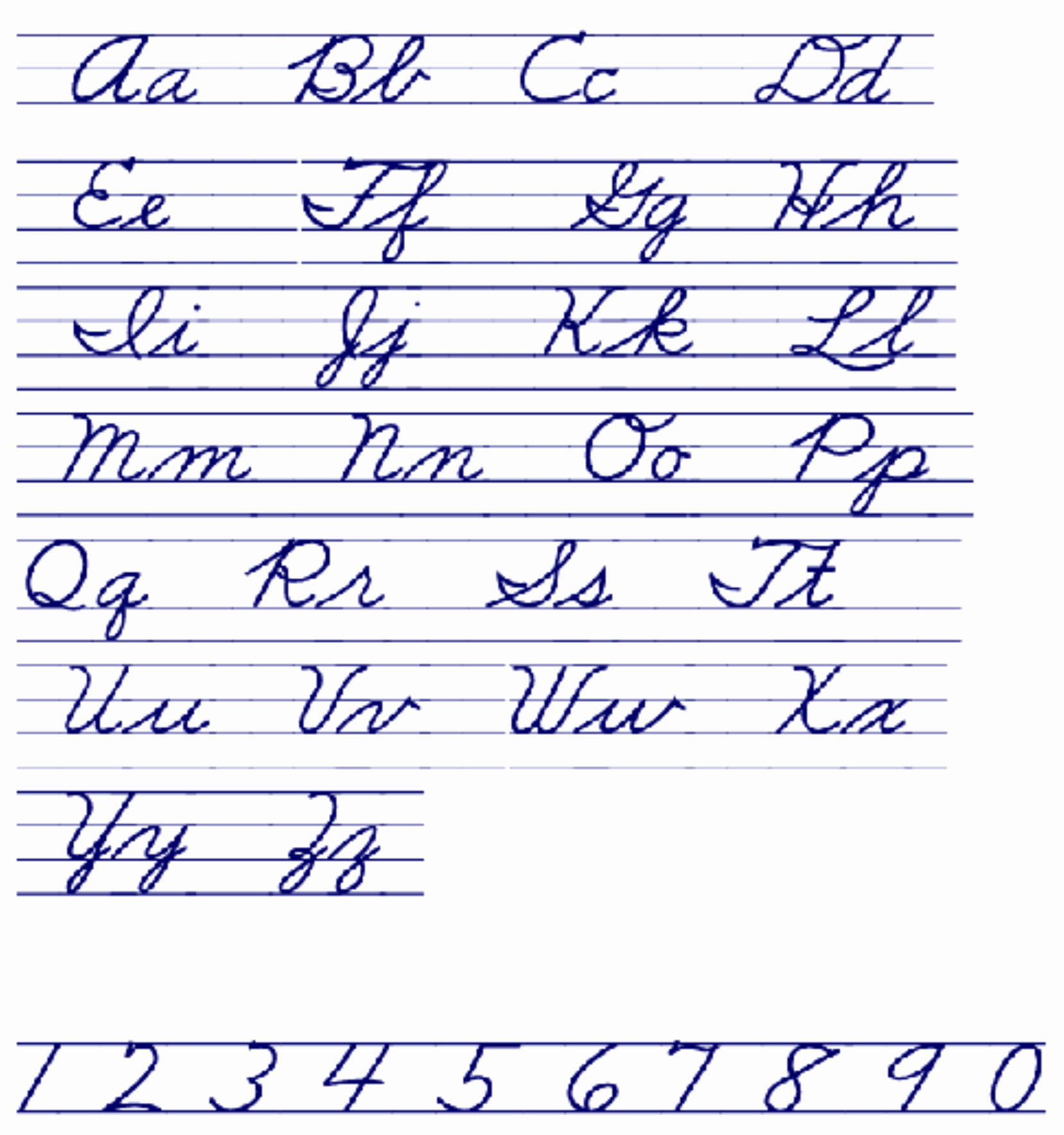 Cursive Alphabet Worksheets Pdf Inspirational Cursive Alphabet Pdf Free Letter