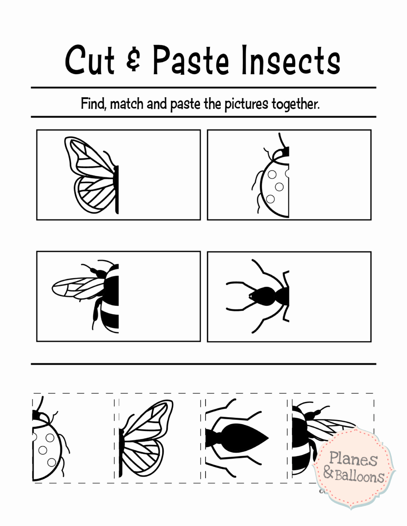 Cut and Paste Worksheets Free Elegant Free Printable Cut and Paste Worksheets for Preschool