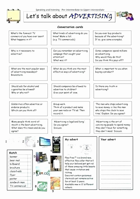 Dialogue Worksheets Middle School Awesome Dialogue Worksheets for Middle School Advertising