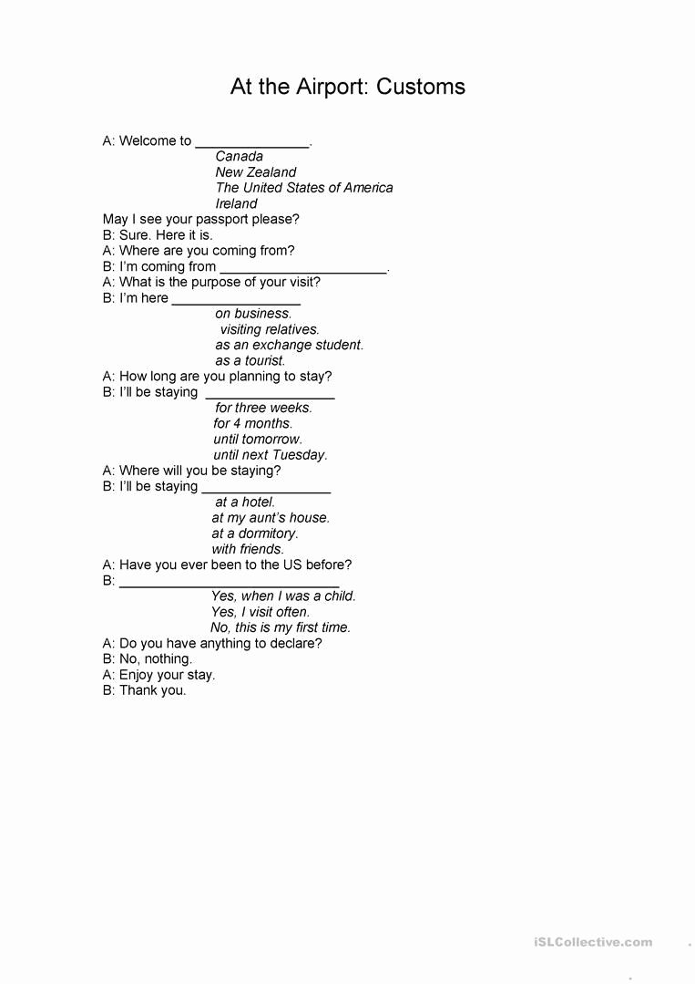 Dialogue Worksheets Middle School Inspirational Dialogue Worksheets Middle School Customs Roleplay