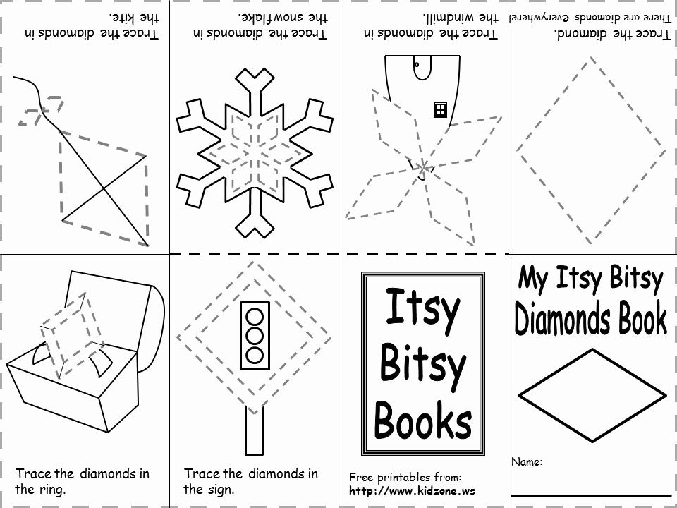 Diamond Worksheets for Preschool Best Of Best 50 Diamond Shape Worksheet for Preschool Flower