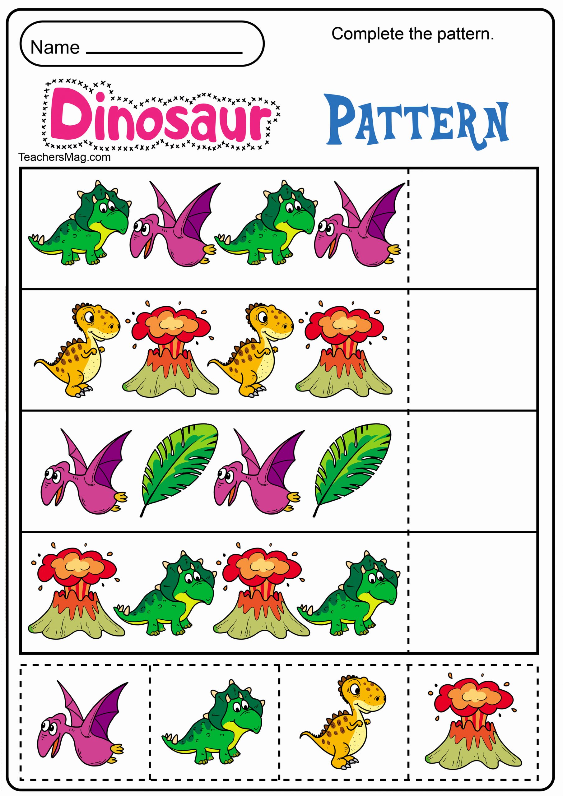 Dinosaur Worksheets for Kindergarten Unique Free Dinosaur Printables for Preschool