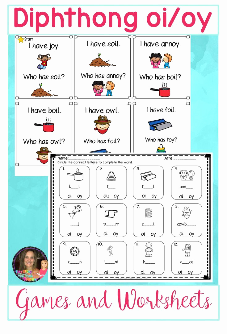 Diphthong Oi Oy Worksheets Luxury Fresh First Grade Diphthongs Worksheets Worksheet