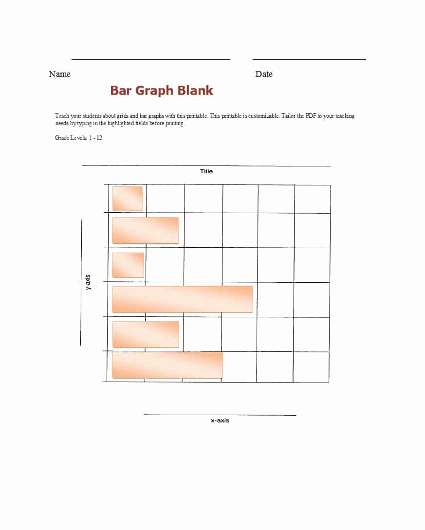 Double Line Graph Worksheets New 41 Blank Bar Graph S Bar Graph Worksheets — Db Excel
