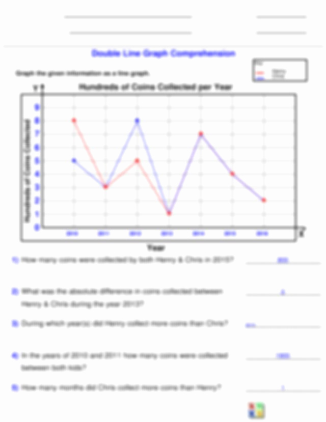 Create Your 30 Creative Double Line Graph Worksheets Simple Template 