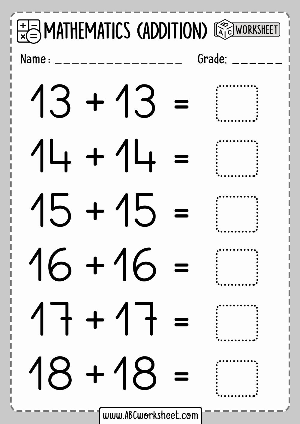 Doubles Addition Worksheet Beautiful Adding Doubles Worksheet In 2020
