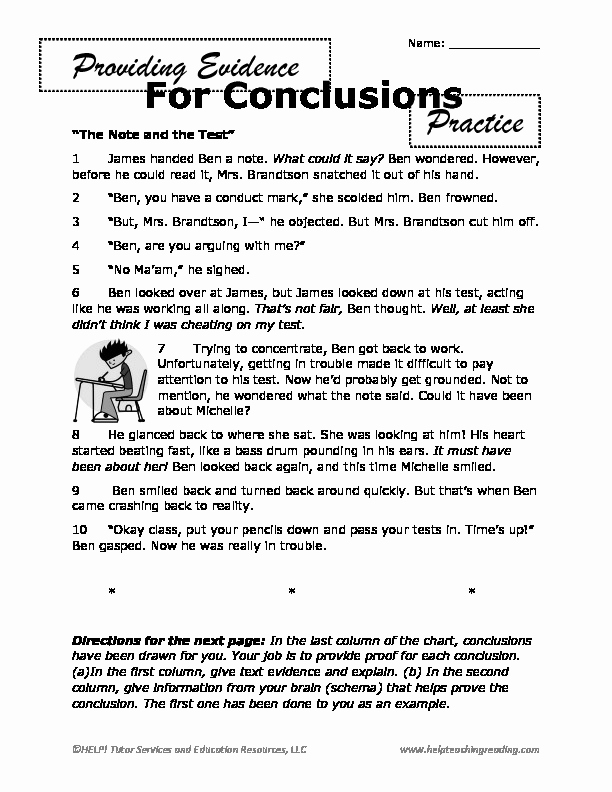 Drawing Conclusions Worksheets 4th Grade Beautiful Drawing Conclusions Worksheets for 4th Graders 1000