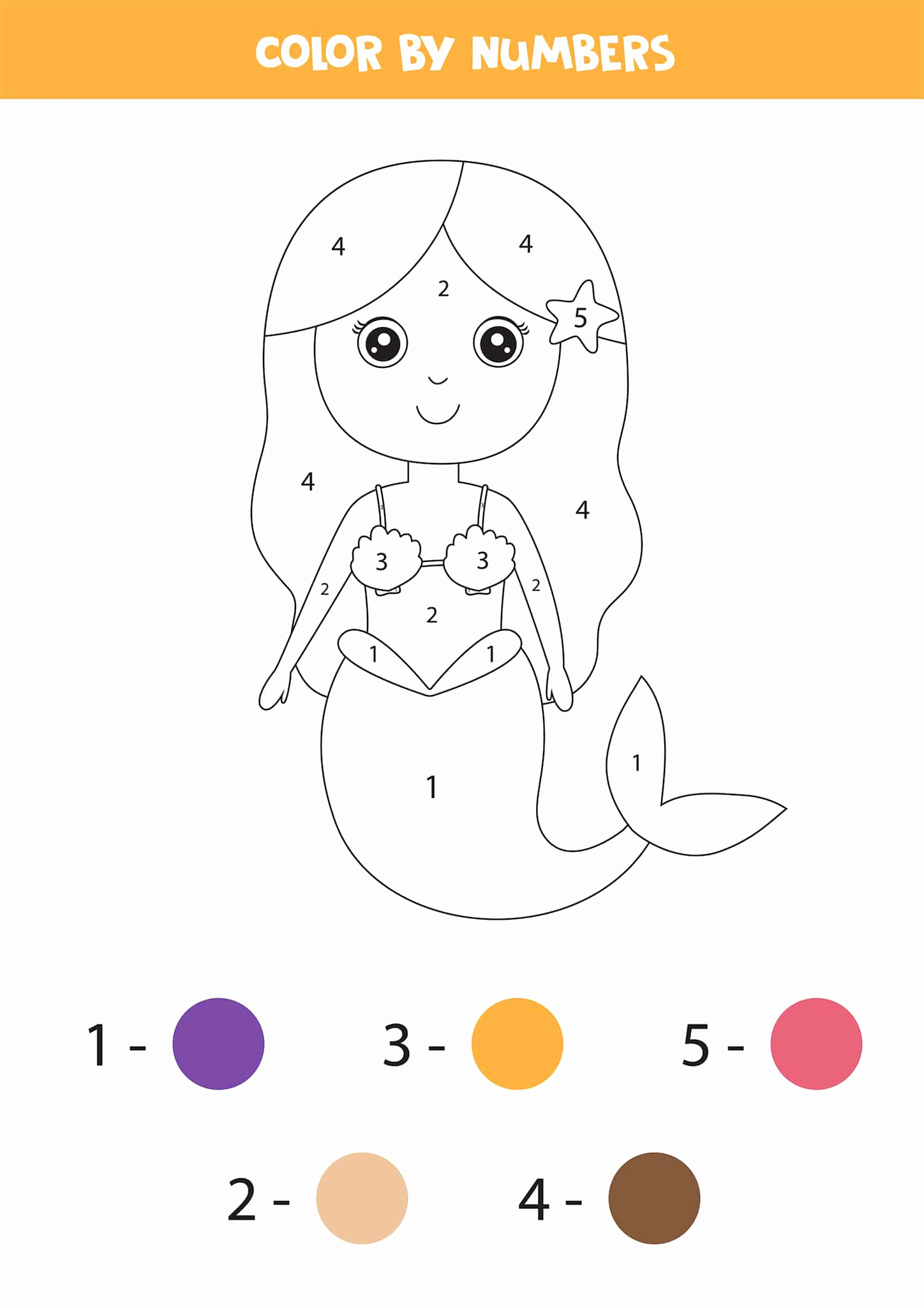 Easy Color by Number Worksheets New Free Printable Color by Number Worksheets for Kindergarten