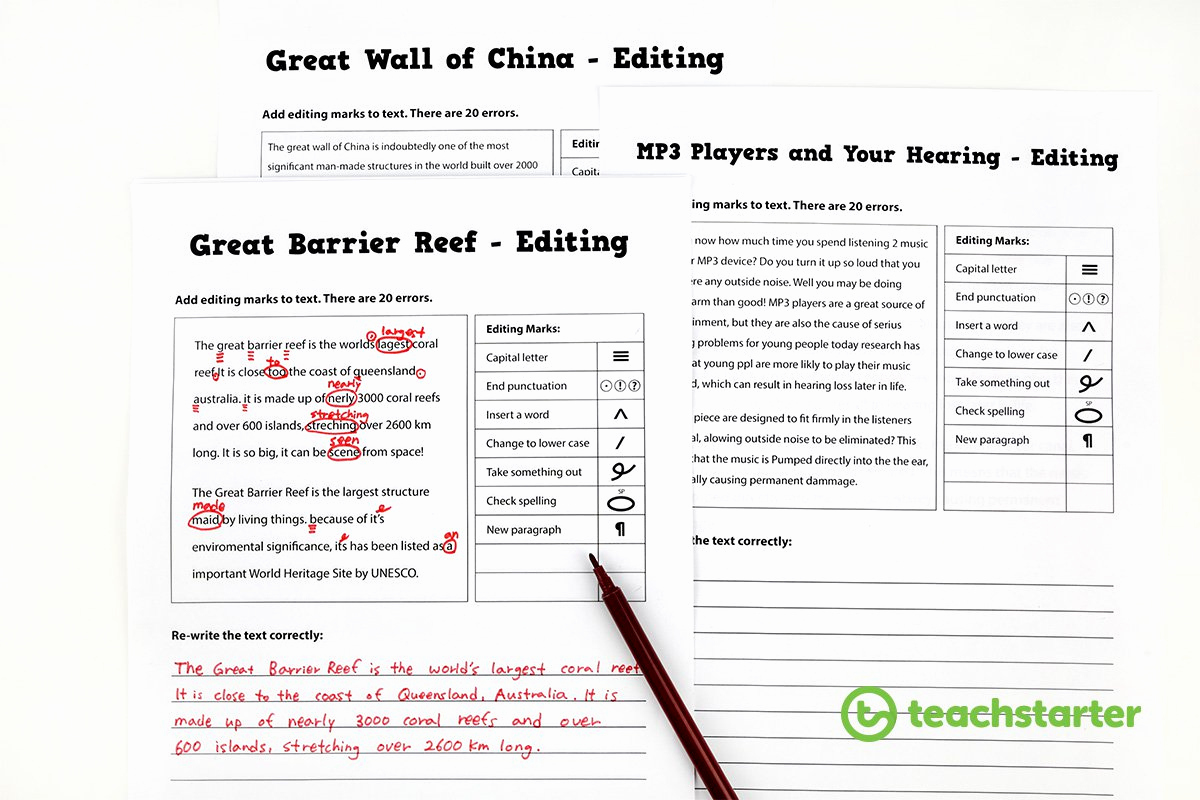 Editing and Proofreading Worksheets Awesome Proofreading Worksheets Middle School Printable