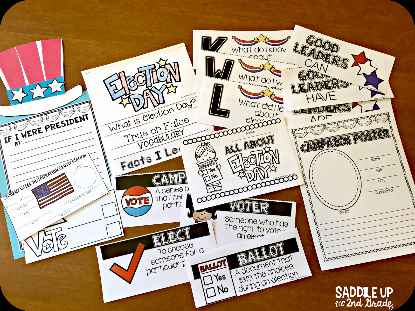 Election Day Worksheets Awesome Election Day Unit Saddle Up for Second Grade
