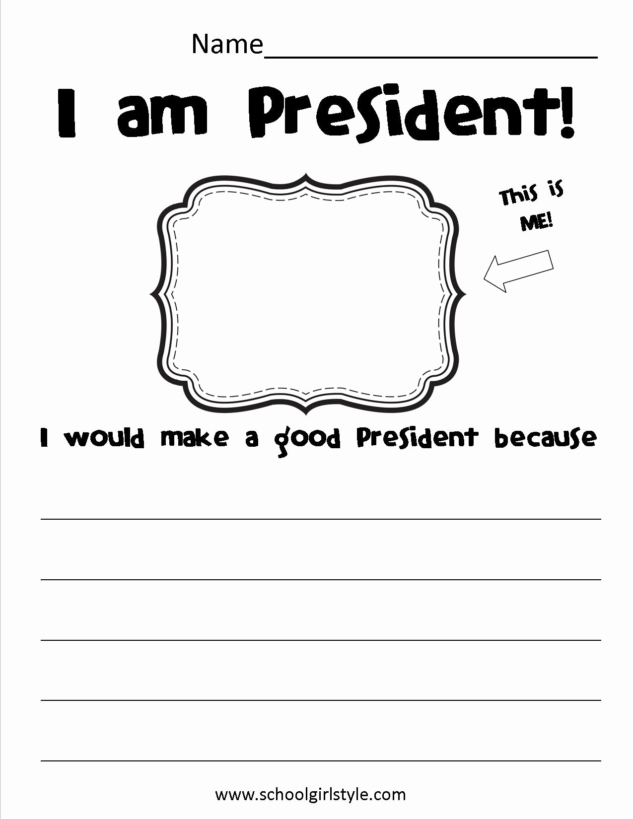 Election Day Worksheets New Election Day Freebies From Inspired In Style