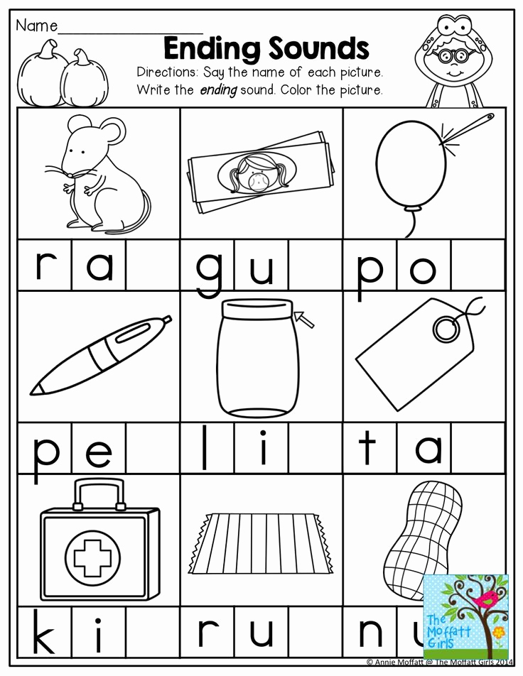 Ending sound Worksheets Free Fresh Ending sounds and tons Of Other Helpful Printables