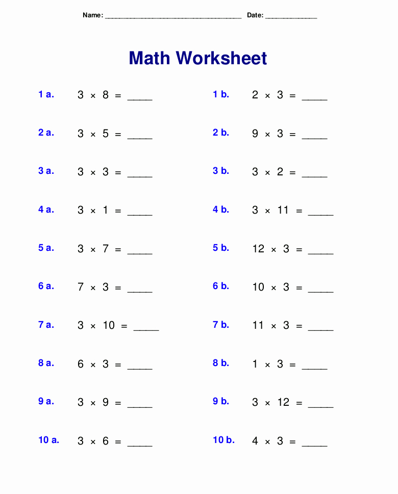 Estimation Worksheets for 3rd Grade Unique 3rd Grade Multiplication Worksheets Best Coloring Pages