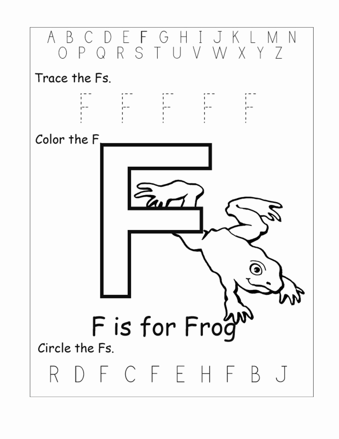 F Worksheets for Preschool Best Of 15 Useful Letter F Worksheets for toddlers