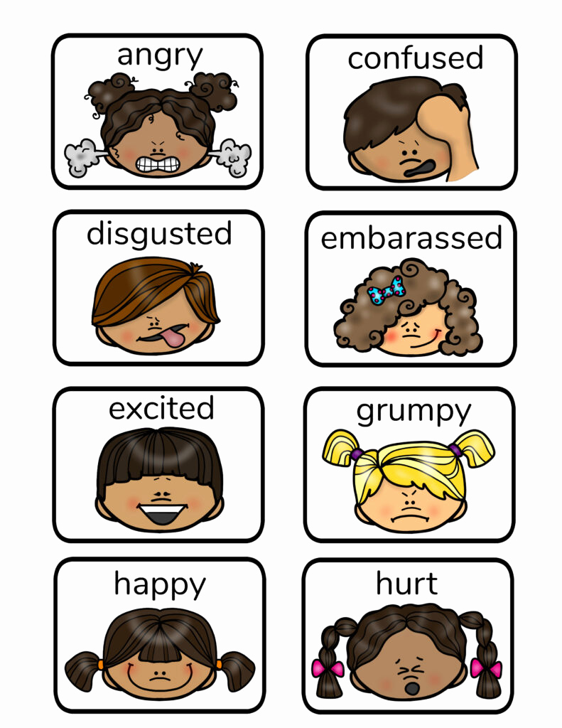 Feelings Worksheets for Preschoolers Elegant Free Printable Emotion Faces and Activities Natural