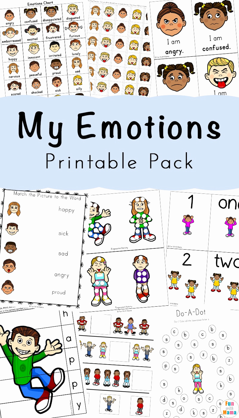 Feelings Worksheets for Preschoolers Lovely Feelings Activities Emotions Worksheets for Kids Fun