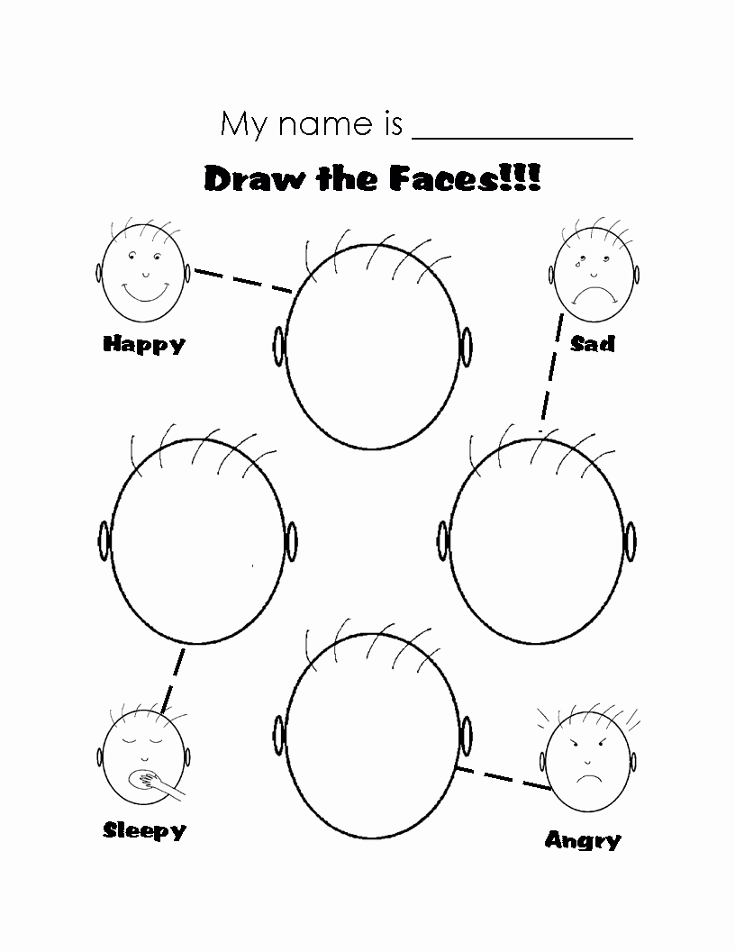 Feelings Worksheets for Preschoolers New Emotions Worksheet Middle School