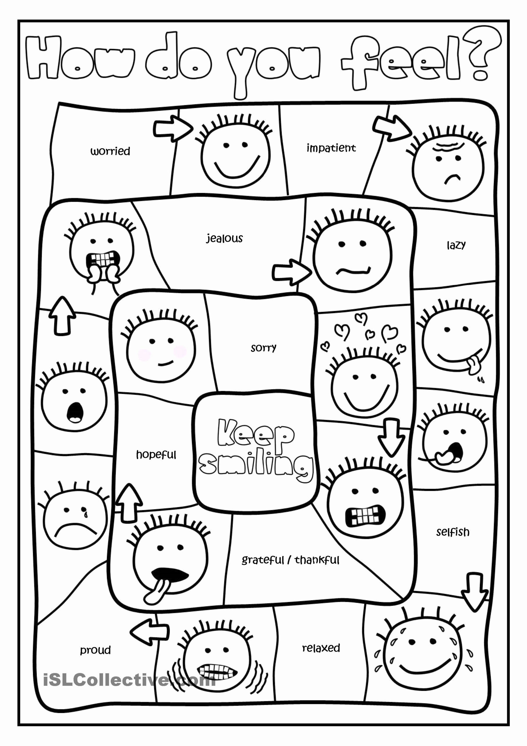 Feelings Worksheets for Preschoolers Unique Free Printable Feelings Worksheets for Preschoolers