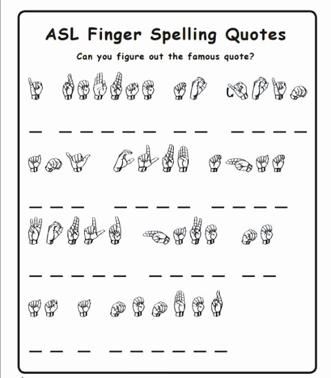 Fingerspelling Practice Worksheets Awesome 13 Best Sign Language Worksheets Images On Pinterest