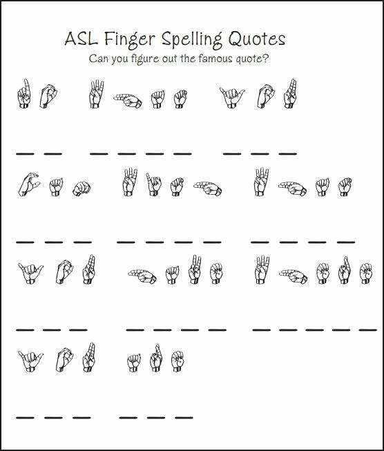 Diy 30 Effectively Fingerspelling Practice Worksheets Simple Template