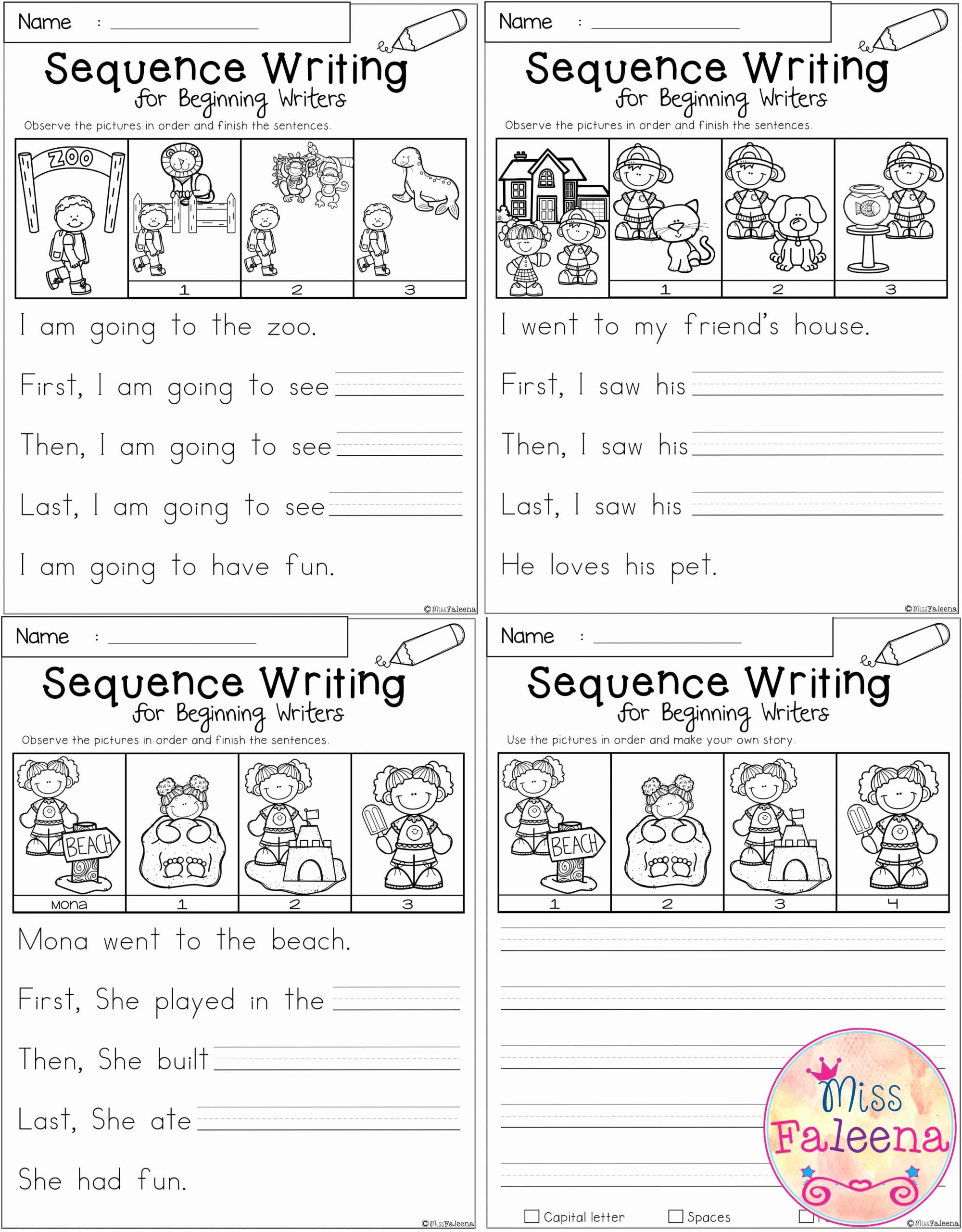 First Grade Sequencing Worksheets Unique Kindergarten Math Printables 2 Sequencing to 25