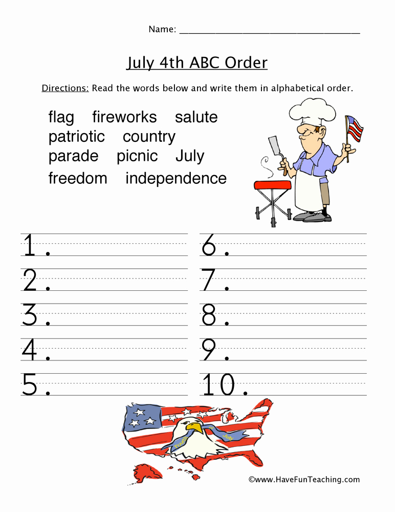 Flag Day Reading Comprehension Worksheets Unique 4th Of July Worksheets