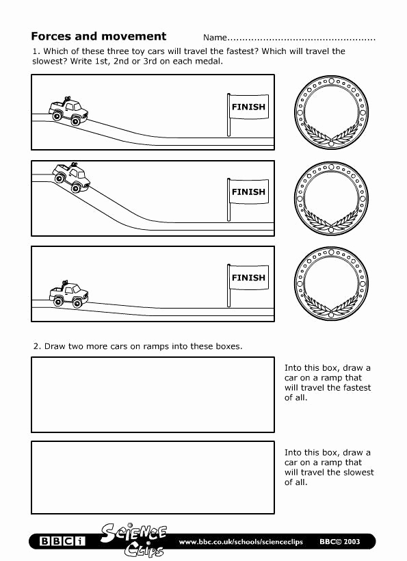 Force and Motion Printable Worksheets Awesome force and Motion Printable Worksheets In 2020