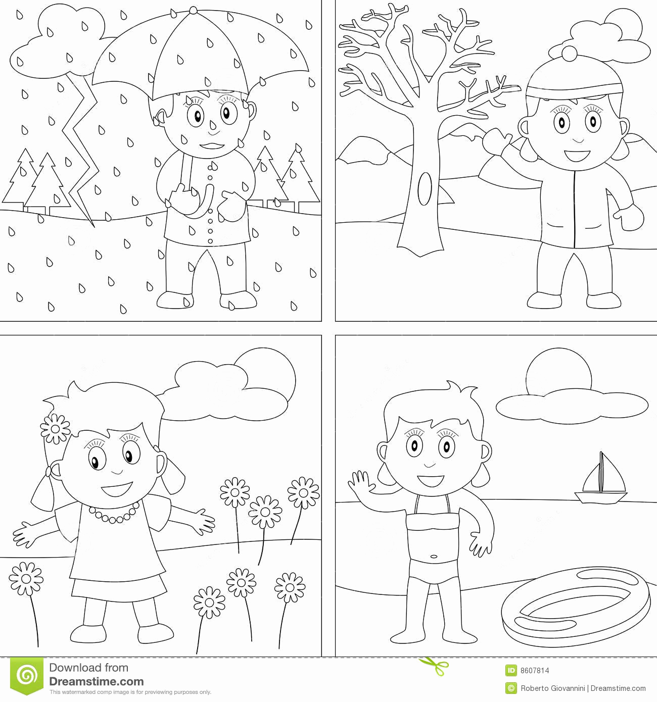 Four Seasons Kindergarten Worksheets Inspirational 9 Best Of 4 Seasons Printable Worksheets Free
