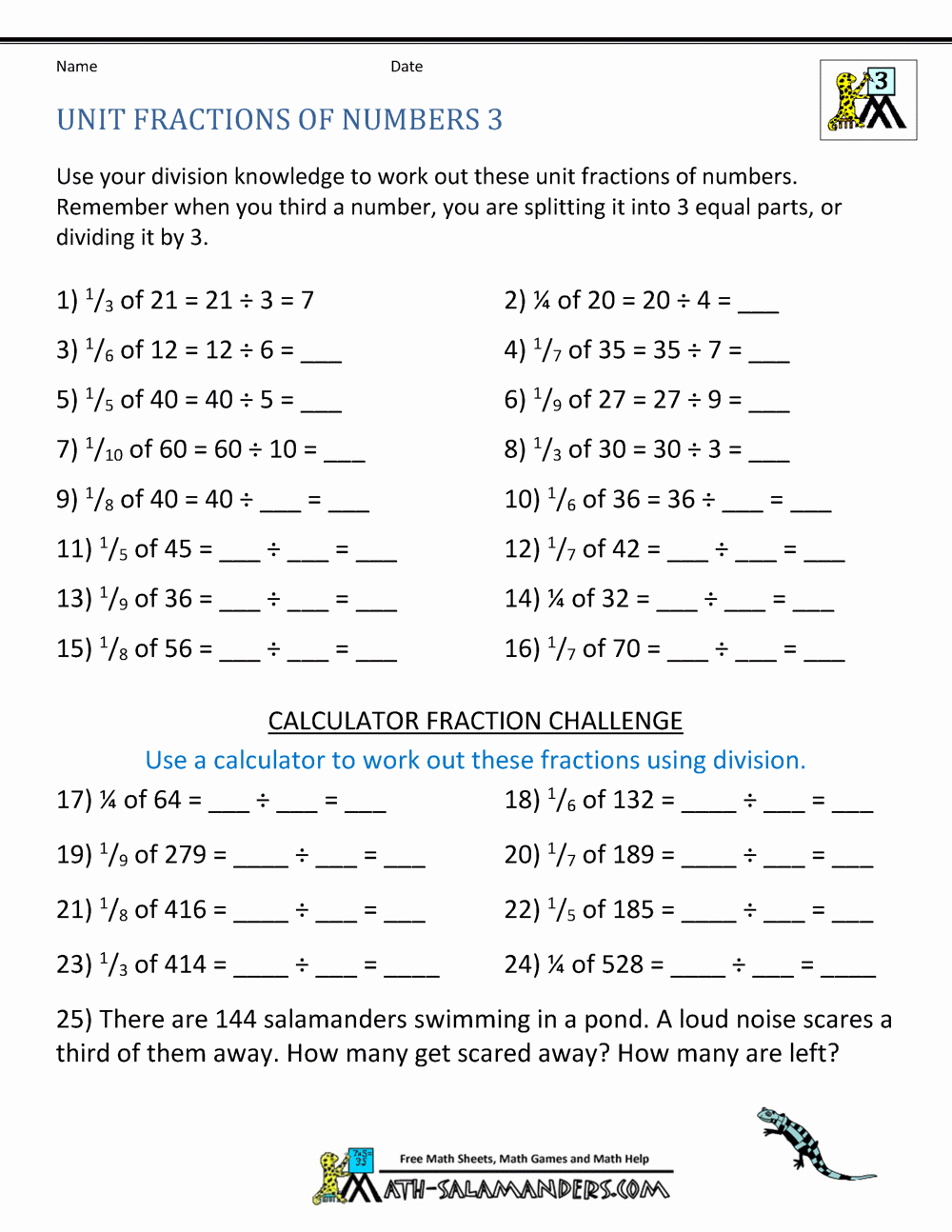 Fractions Common Core Worksheets Luxury Third Grade Mon Core Fractions Worksheets