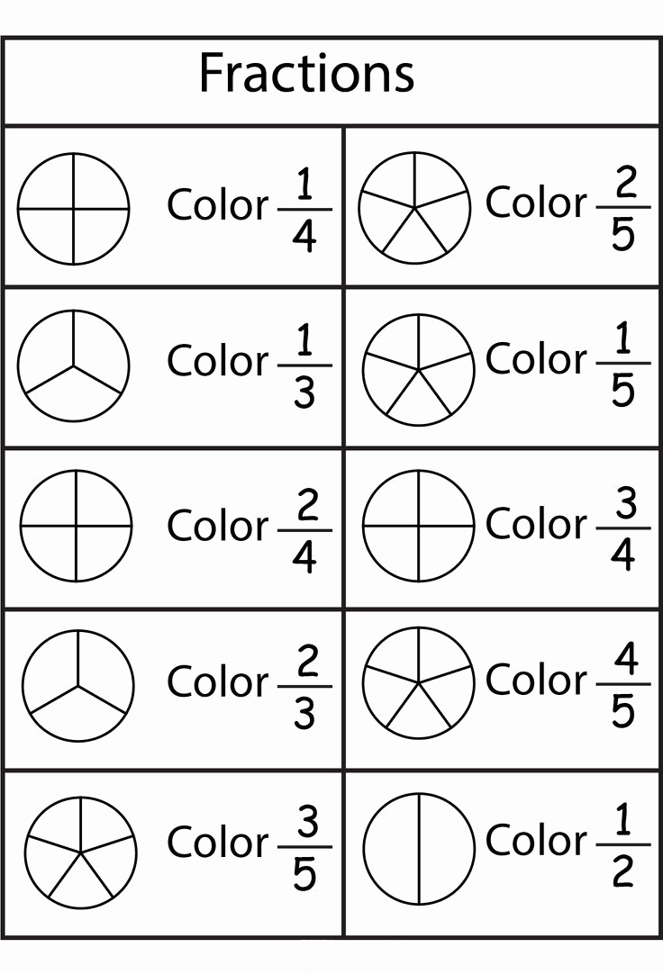 Fractions Worksheets 2nd Grade Elegant 2nd Grade Math Worksheets Best Coloring Pages for Kids