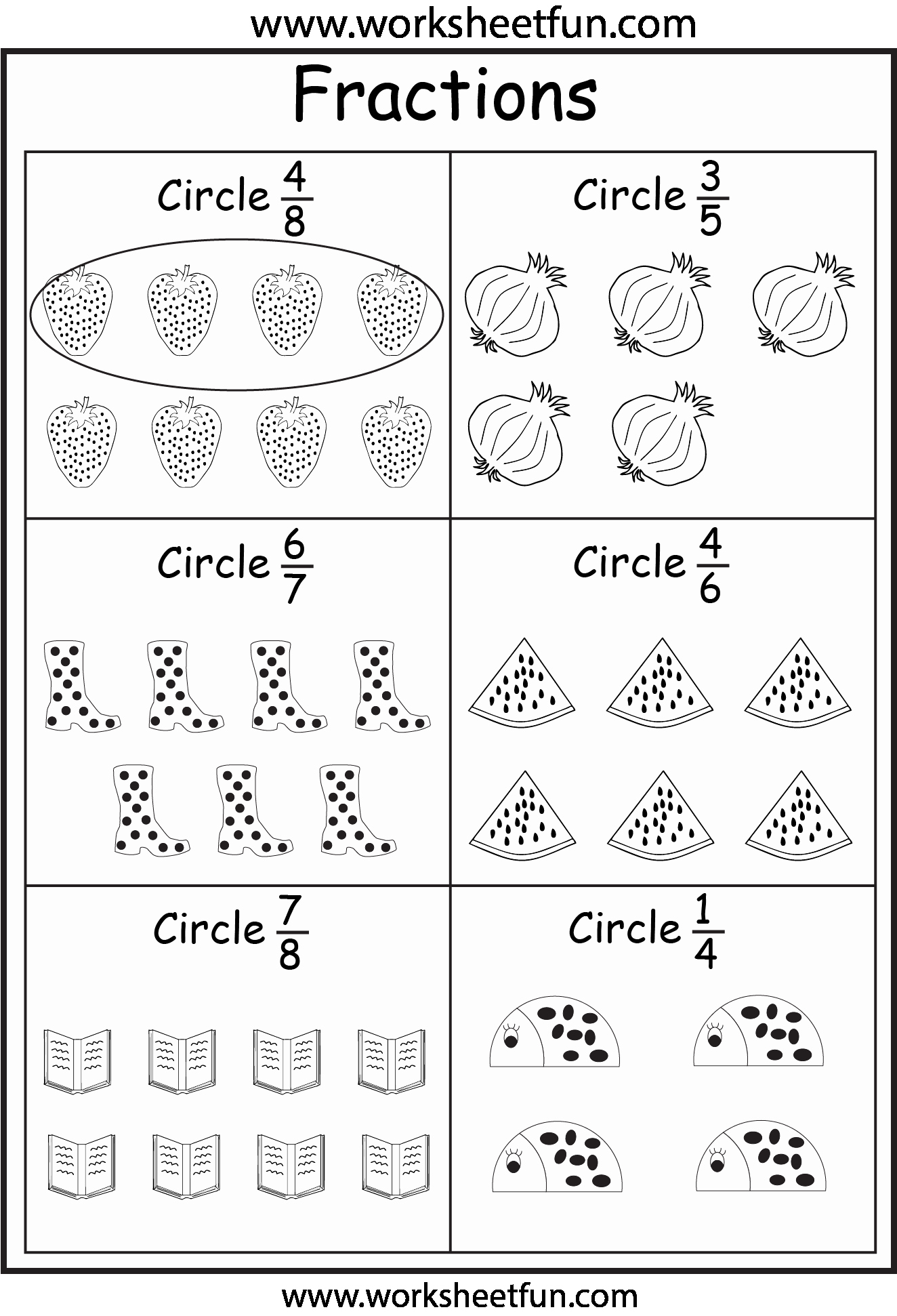 Fractions Worksheets First Grade Elegant Fraction – 5 Worksheets Free Printable Worksheets