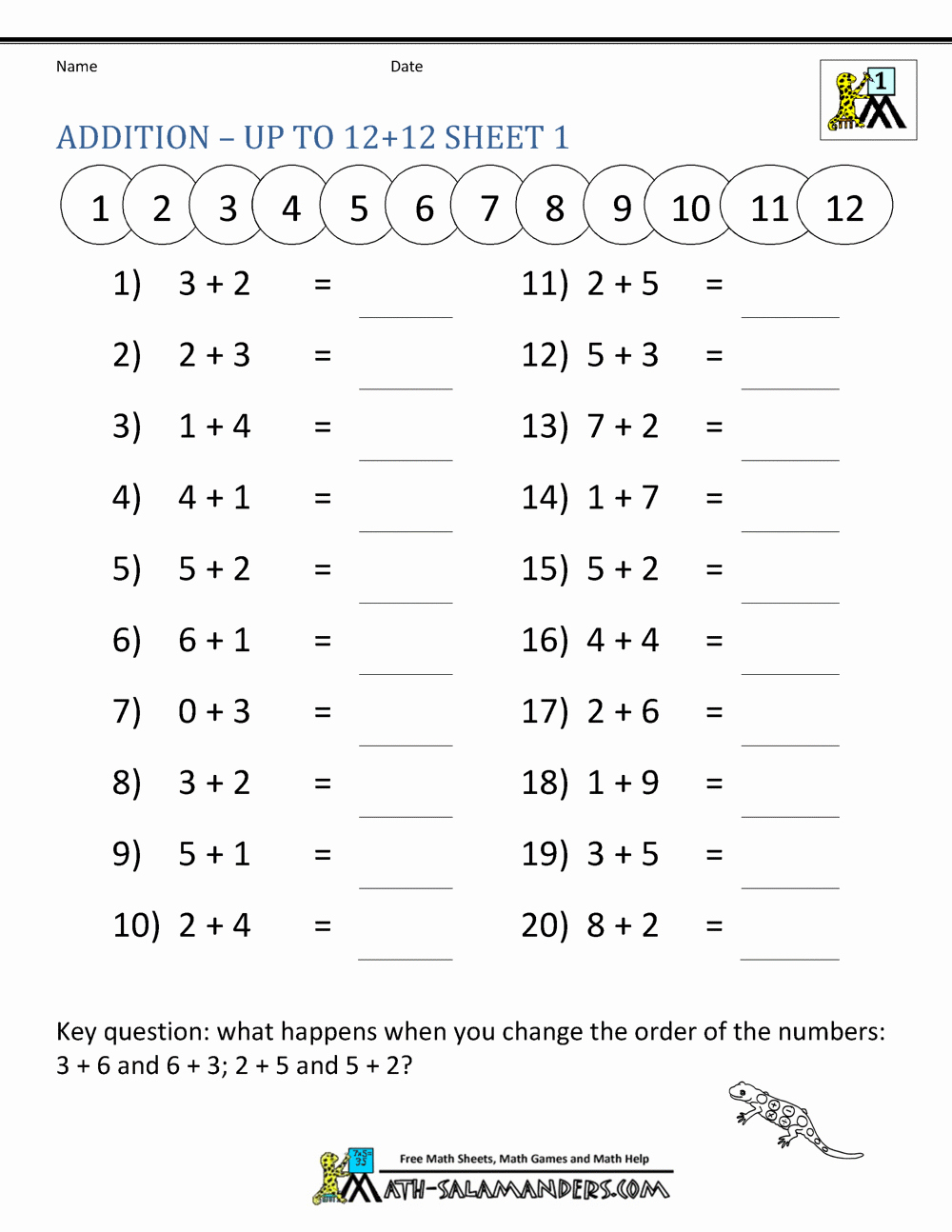 Fractions Worksheets First Grade Luxury Learning Addition Facts Worksheets 1st Grade