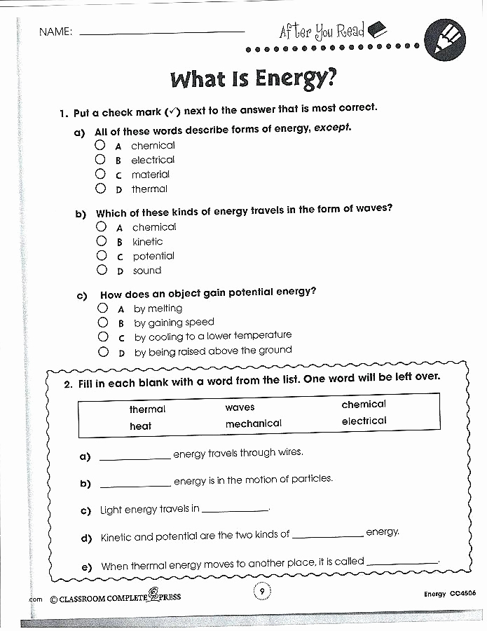 Free 8th Grade Science Worksheets Awesome 25 Free 8th Grade Science Worksheets