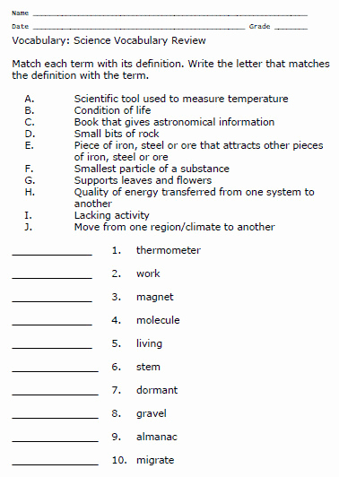 Free 8th Grade Science Worksheets Awesome 8th Grade Science Worksheets