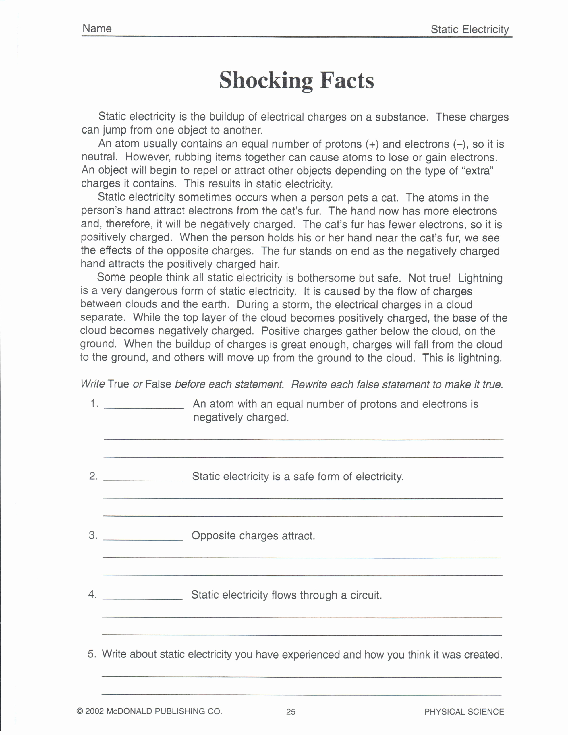 Free 8th Grade Science Worksheets Lovely 20 8th Grade Science Worksheets