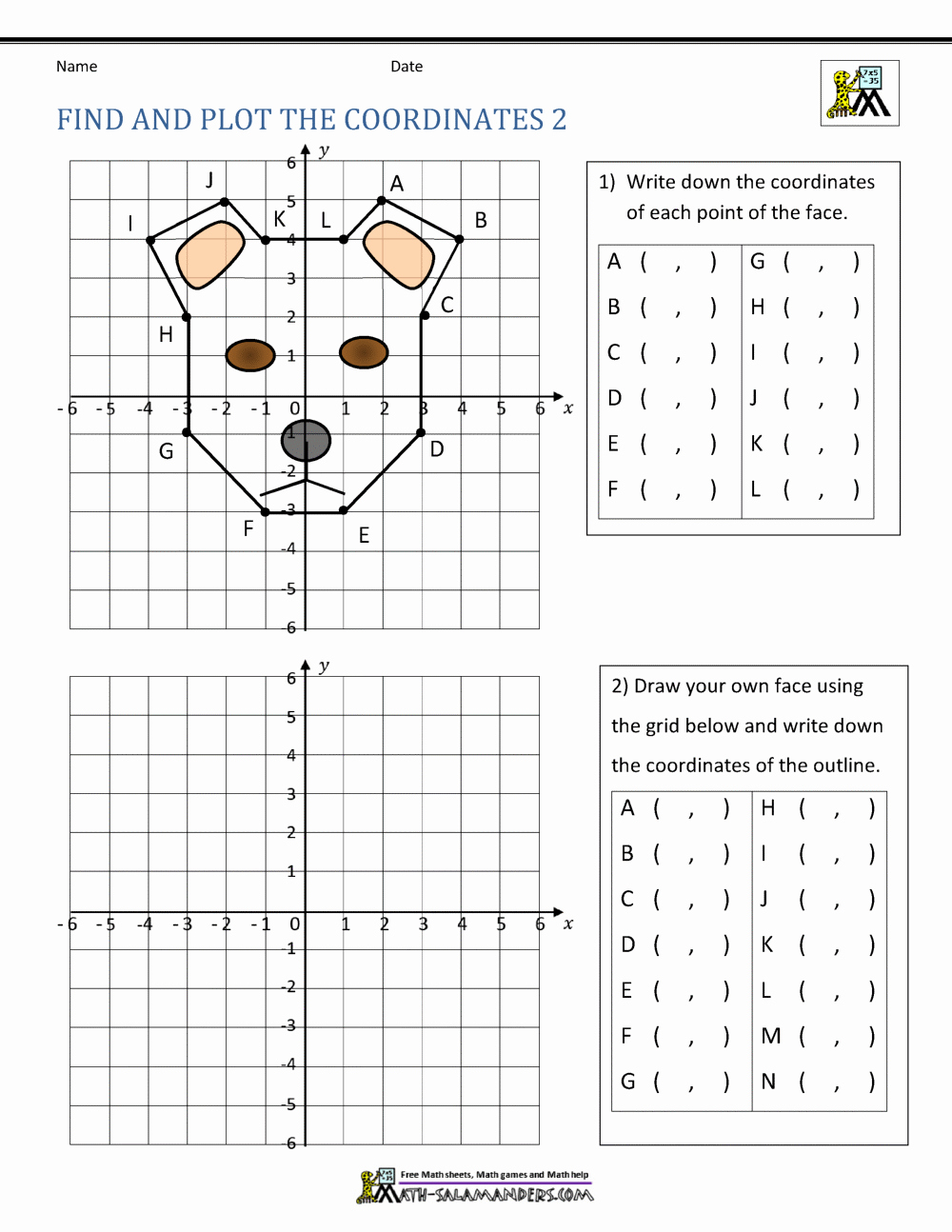 Free Coordinate Graphing Worksheets Lovely Coordinate Plane Worksheets 4 Quadrants