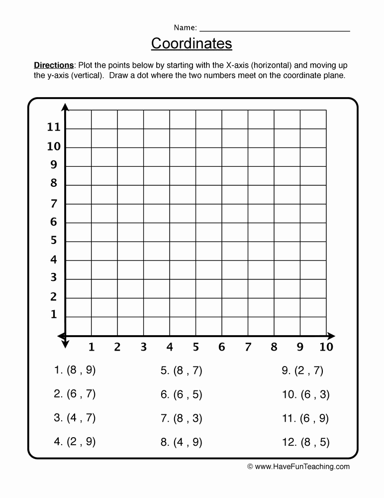 Free Coordinate Graphing Worksheets Unique Math Graphing Worksheets Resources