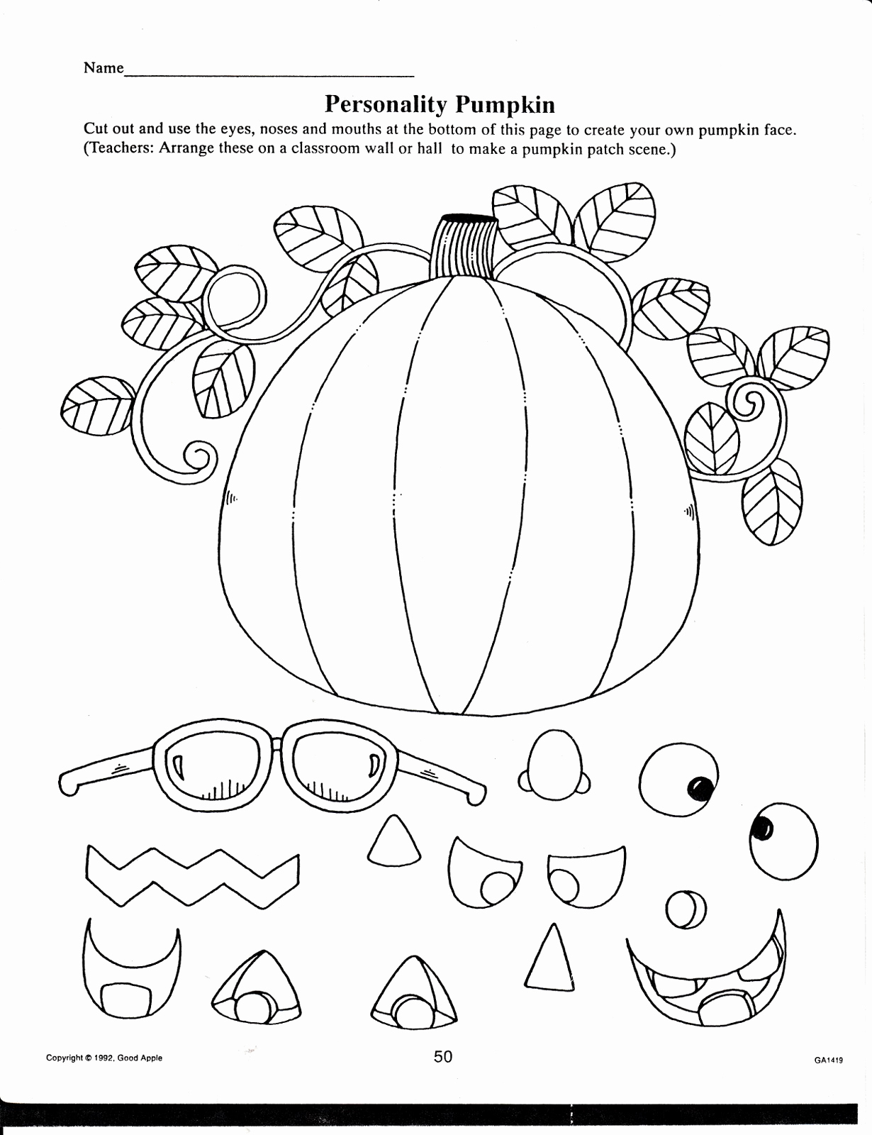 Free Kindergarten Halloween Worksheets Printable Awesome 7 Best Free Fall Printables for Students Printablee