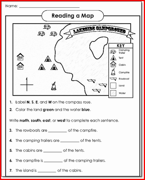 Free Map Skills Worksheets Elegant Free Map Skills Worksheets – Worksheets Samples