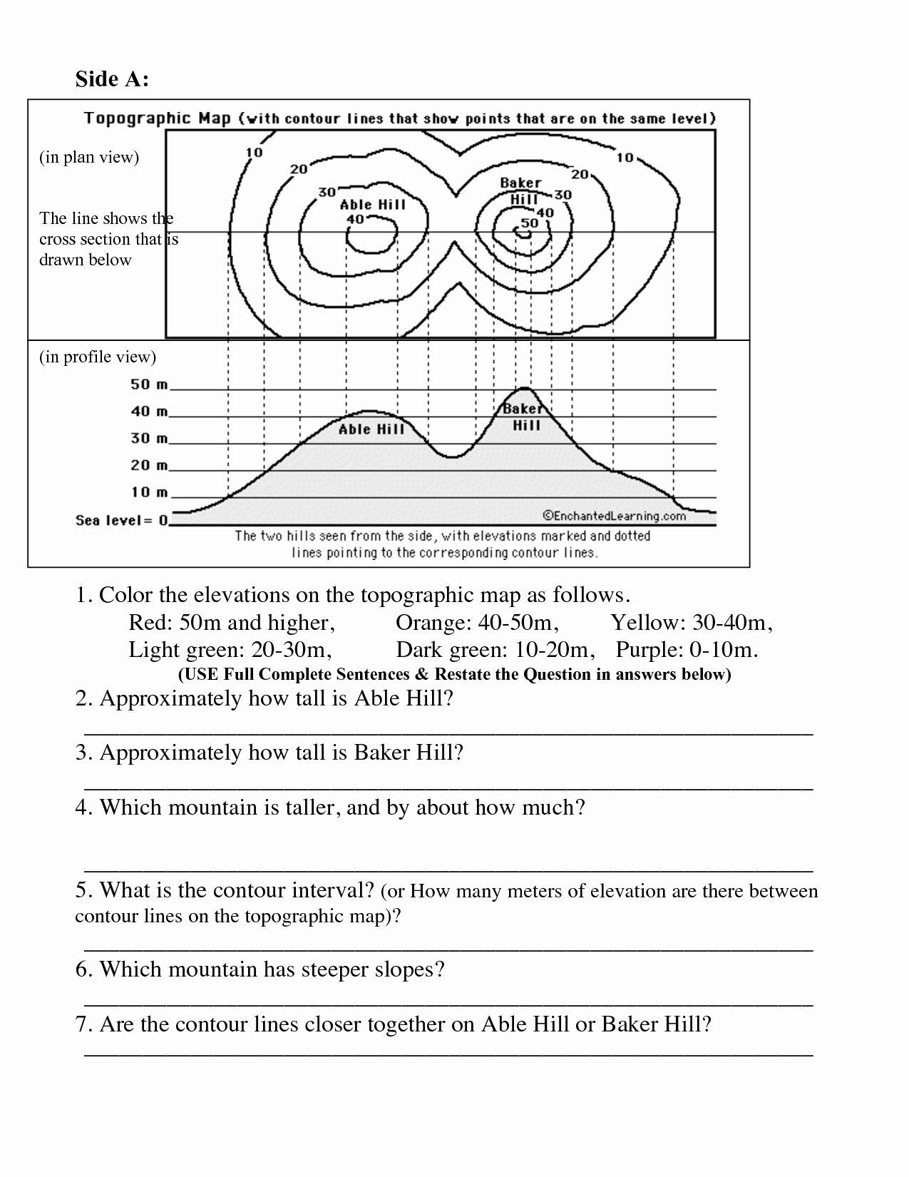 Free Map Skills Worksheets Unique Map Skills Worksheets for Educations Map Skills