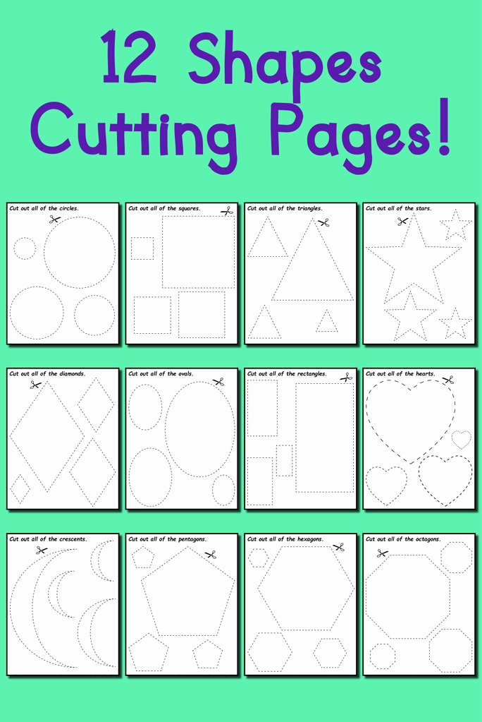 Free Printable Cutting Worksheets Elegant 12 Printable Shapes Cutting Worksheets – Supplyme