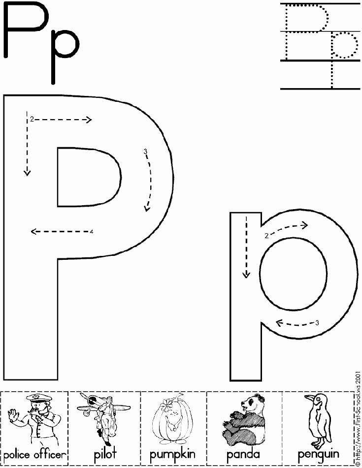 Free Printable Letter P Worksheets Inspirational Alphabet Letter P Worksheet