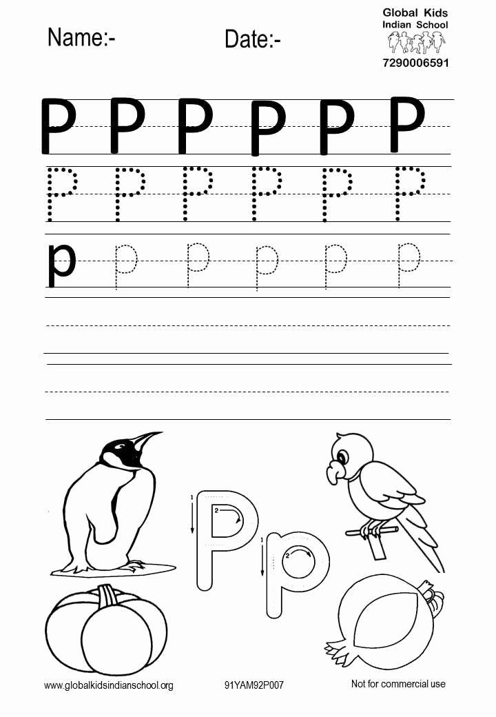 Free Printable Letter P Worksheets Unique Free Printable Letter P Worksheets Nursery Worksheet for