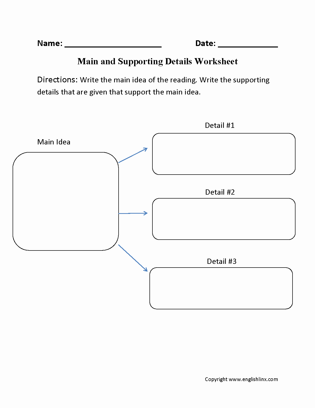 Free Printable Main Idea Worksheets Best Of 29 Prehensive Main Idea Worksheets