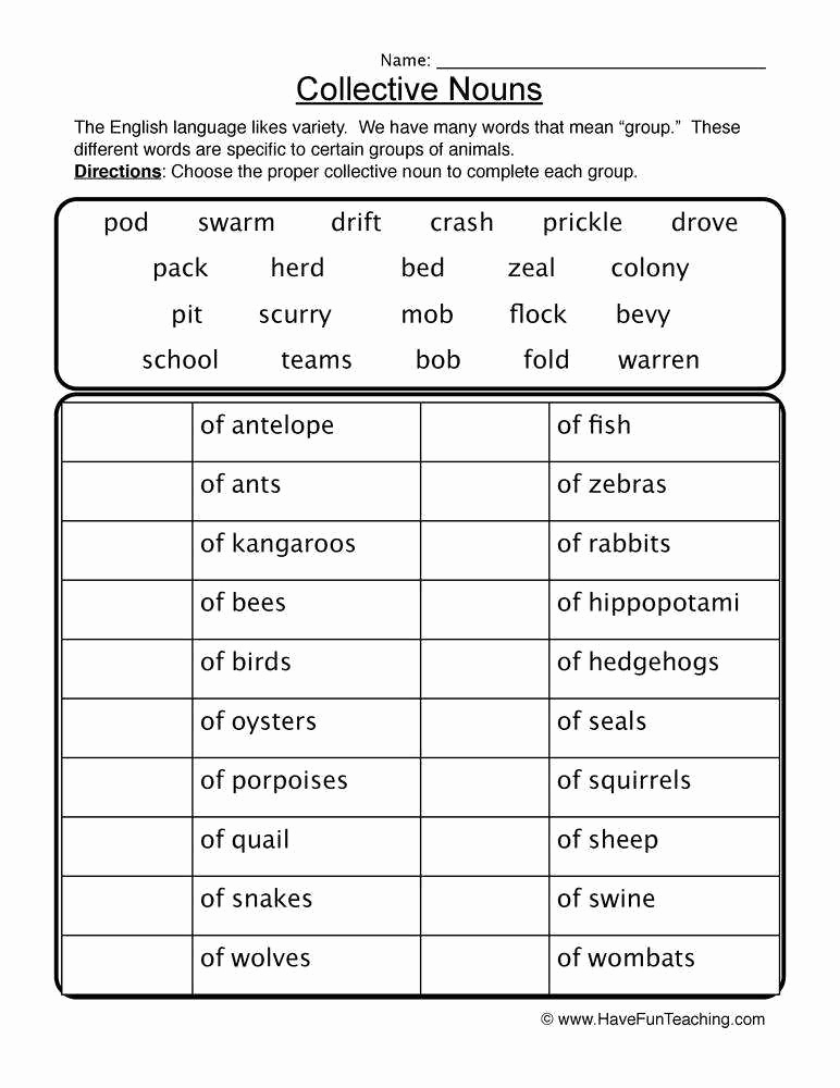 Free Proper Noun Worksheets Beautiful Proper Noun Worksheets