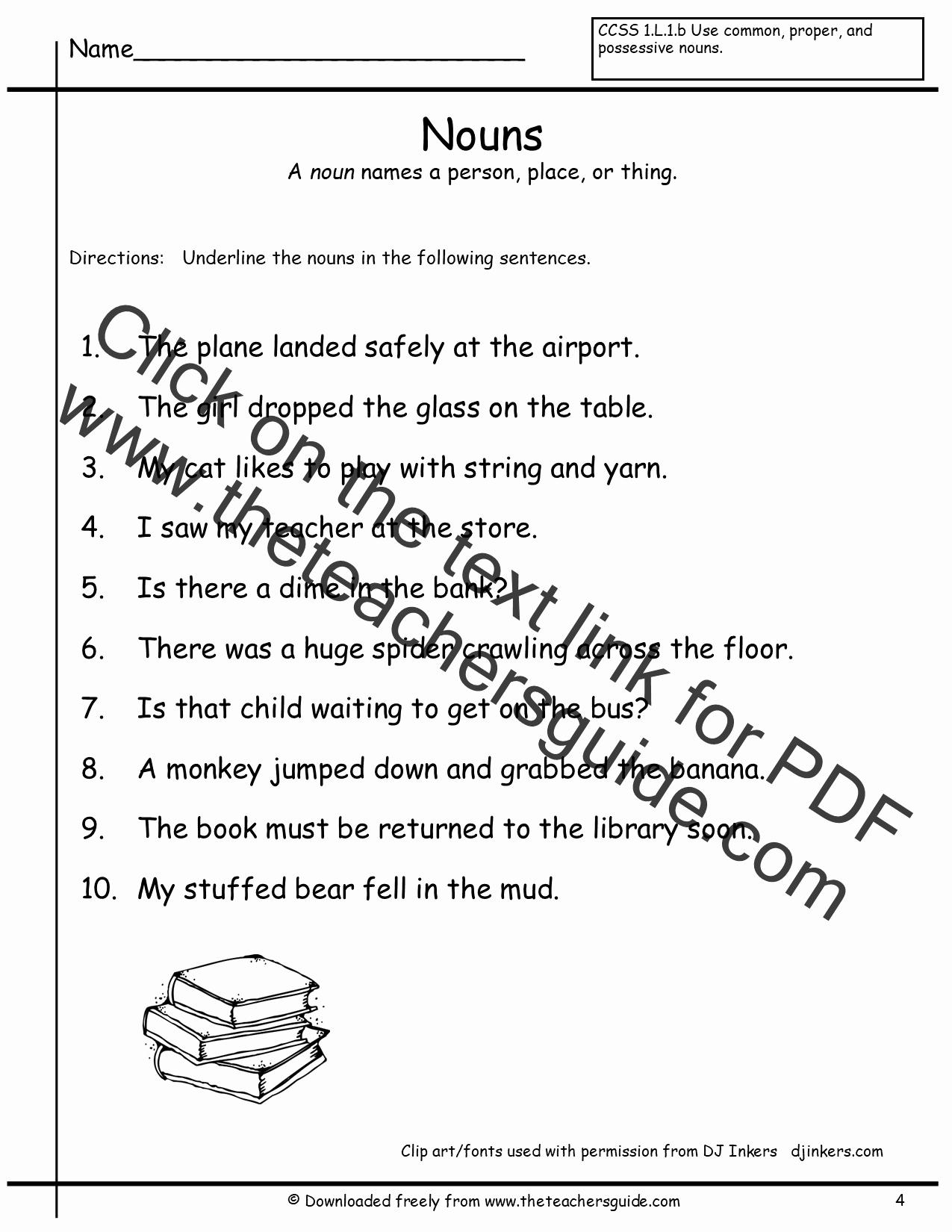 Free Proper Noun Worksheets Luxury Nouns Worksheets From the Teacher S Guide