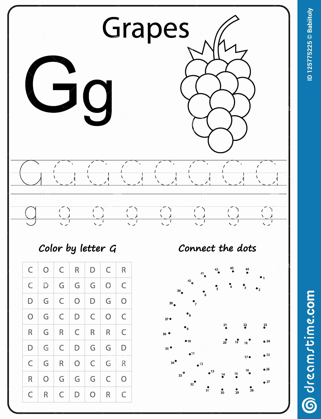G Worksheets for Preschool Luxury Letter G Worksheets for Kindergarten