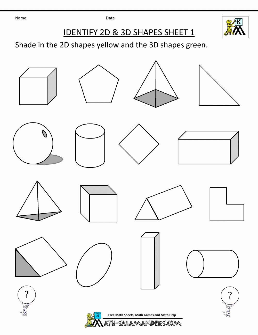Geometric Shapes Patterns Worksheets Inspirational Printable Geometry Worksheets Riddles